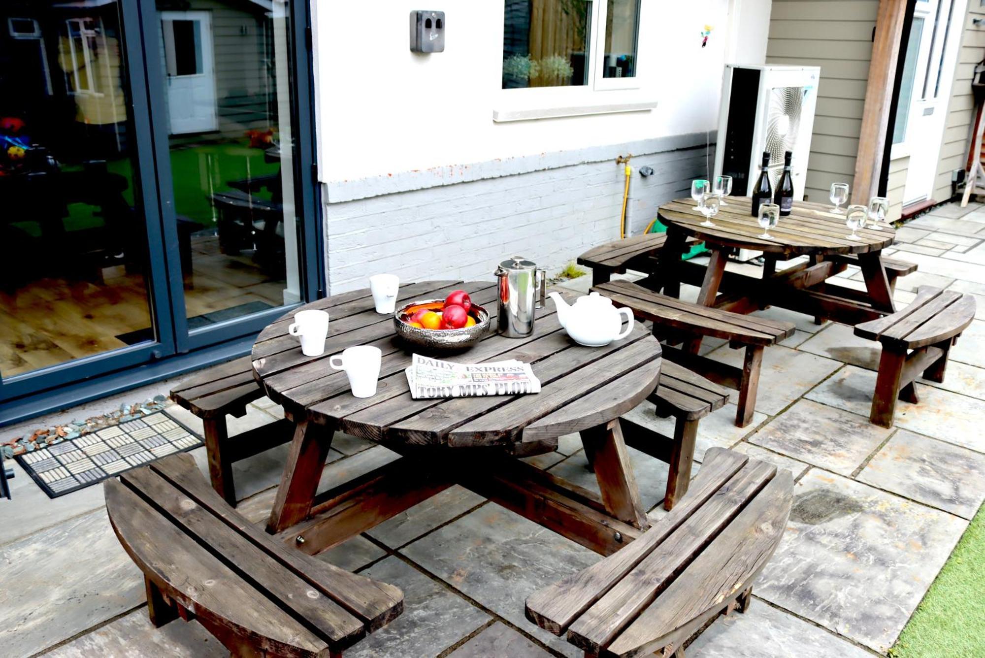 Four Corners Holiday Home Hot Tub & Sauna Ferndown Exteriör bild